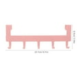 thumbnail image 2 of HOMEMAXS  Door Hooks for Hanging Clothes Closet Decorative Small Pink, 2 of 8