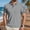 G1-Light Gray, variant on Mens Polo Shirts Short Sleeve 3-Button Shirts Camo Printed Raglan Collared T Shirt Casual Breathable Work Business Tops,White 2XL