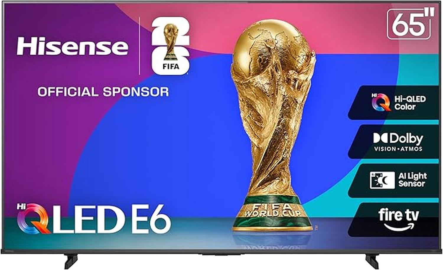 Pantalla Hisense 65E6QF QLED 65" Negra