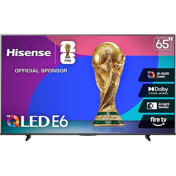 Pantalla Hisense 65E6QF QLED 65" Negra
