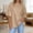 Khaki, variant on Yigetop Women & Plus Size Drop Shoulder Relaxed Casual Tee Shirt Top Lightweight Soft Comfy Daily Wear Hot Pink L
