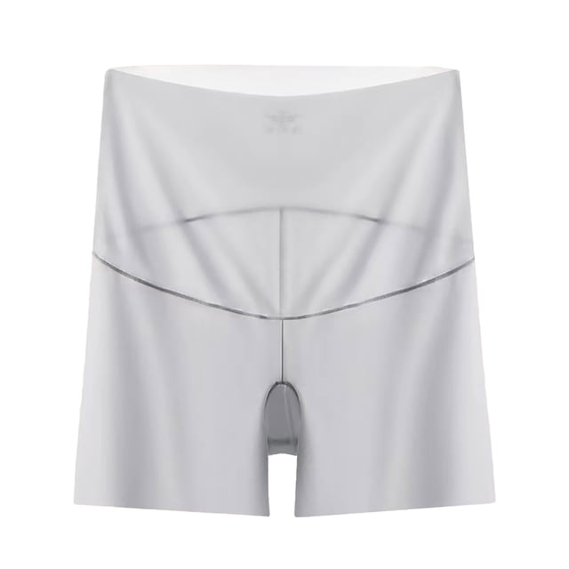 Maternity Trousers Large Size Ice Silk Summer Thin Models High Waisted Belly Support Anti Glare