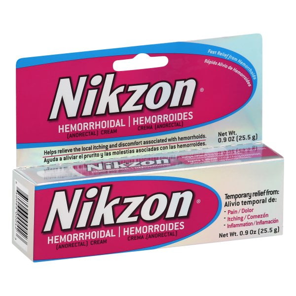Nikzon Hemorrhoidal Cream, Vasoconstrictor & Anesthetic Cream Pain