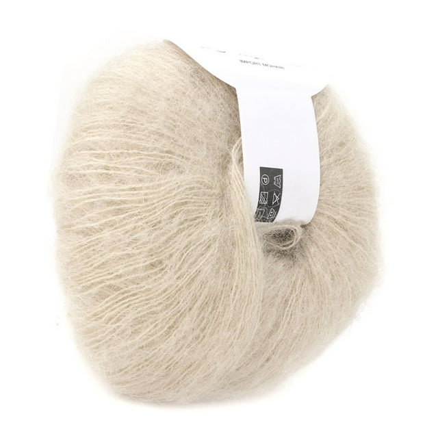 Mohair Knit Suave Angora Hilo De Lana Larga Para Tejido De Bricolaje
