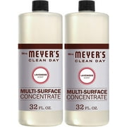 Mrs. Meyer's Clean Day Multi-Surface Cleaner Concentrate, Use to Clean Floors, Tile, Counters,Lavender Scent, 32 oz- Pack of 2