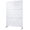 White, variant on Tcbosik 76"H x 48"W Metal Outdoor Privacy Screen, Freestanding Decorative Divider for Patio, Deck, Balcony, Garden, Black
