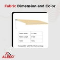 thumbnail image 5 of ALEKO 10'x8' Retractable Patio Awning Fabric Replacement, Ivory Color, 5 of 8