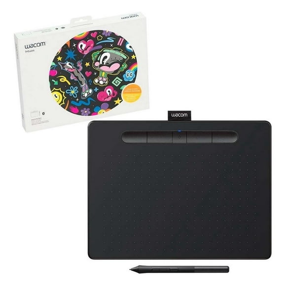 Tableta Gráfica Wacom Intuos Medium, Bluetooth. Color negro. Wacom Ctl6100wlk0