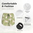 thumbnail image 4 of Bixox Women's Cute Rabbit And Flower pattern 2 in 1 Running Shorts - Lightweight Athletic Workout Gym Yoga Shorts Liner with Pockets - Small, 4 of 7