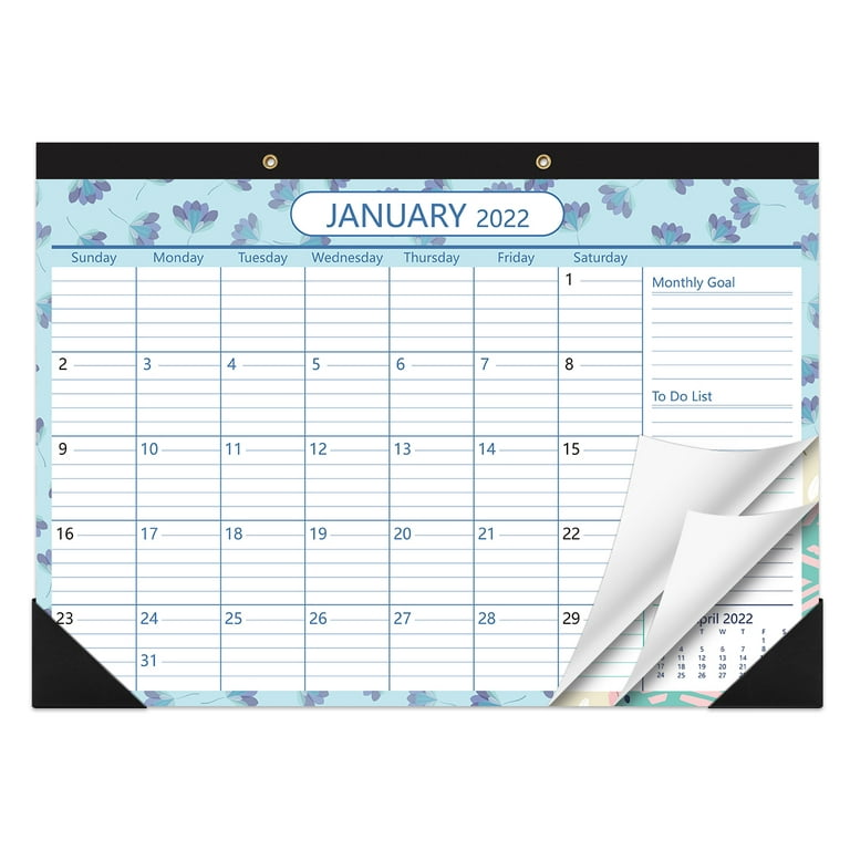 2Sheet Desk Wall Calendar Event Stickers Notebooks Diary Monthly