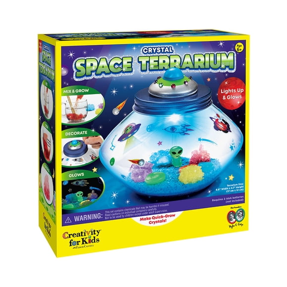 Creativity for Kids Crystal Space Terrarium Arts and Crafts for Children