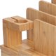 thumbnail image 3 of Station de charge en bambou pour téléphone portable, organiseur en bois avec chargeur USB pour plusieurs appareils, 3 of 4