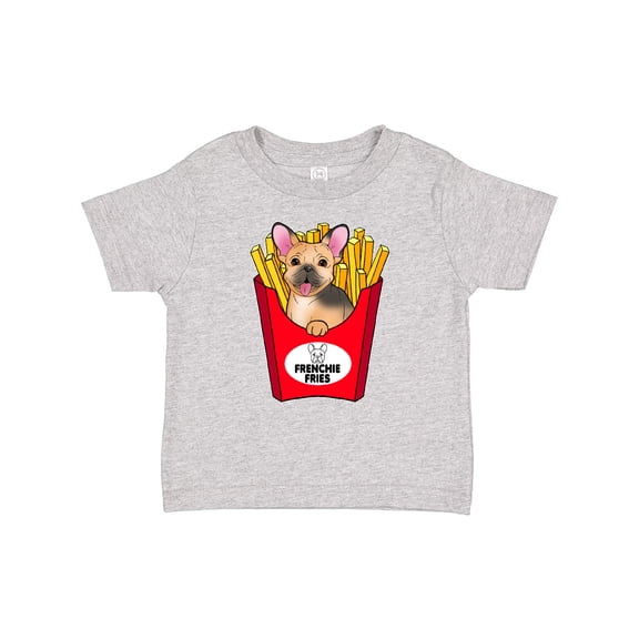 Inktastic Cute Frenchie in French Fries Boys or Girls Baby T-Shirt