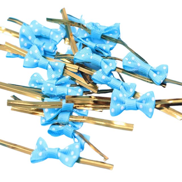 Visland 100 Pcs/Set Packing Wire Flexible Bendable Gift Wrapping Bow Tie Wrapping Binding Wire for Bread Bag