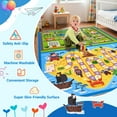 thumbnail image 5 of CAROMIO Washable Educational Game 4' x 6' Area Rug for Living Room Playroom Indoor Blue Carpet, 5 of 6