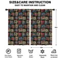 thumbnail image 2 of Blackout Kids Curtains,Monster Cartoon Truck Black Pattern Children's Insulated Curtains Set Of 2,Bedroom Essentials,Toddler Room Decor 52"x84", 2 of 5