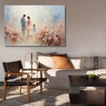 thumbnail image 6 of Abstract Art Modern Decorative Painting A Family Strolling Through The Sea Of Flowers Framed Canvas Poster Bedroom Decor Sports Landscape Office Room Decor Gift,Frame-style,12x18inch(30x45cm), 6 of 8
