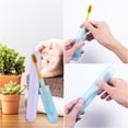 thumbnail image 2 of 20PCS Toothbrush Case Set,Portable Breathable Toothbrush Holder,Dust-proof Toothbrush Box Storage,Plastic Toothbrush Container Travel Toothbrush Mixed Color,Daily and Travel Use, 2 of 6
