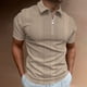 thumbnail image 4 of Camisa de manga larga con solapa y rayas en contraste para hombre: para todas las estaciones, poliéster y algodón, diseño elegante, 4 of 8