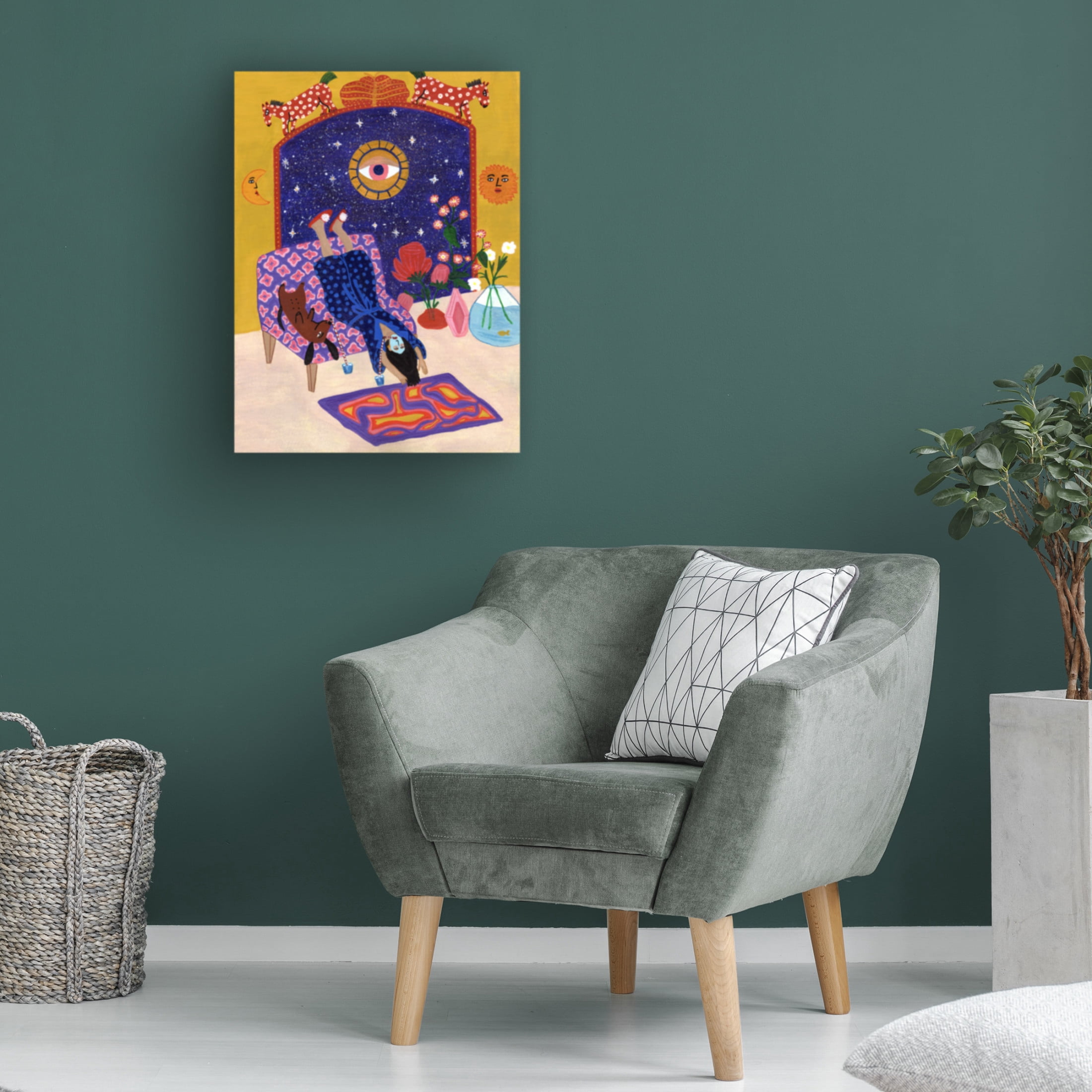 Trademark Fine Art Jota de jai Day off from office Canvas Wall Art