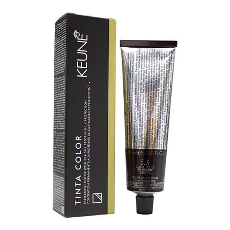 Keune Tinta Color 5.3 Permanent Color Light Golden Brown 2 Oz