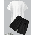 thumbnail image 2 of Men's Polyester T-Shirt & Shorts 2-Piece Set, 2 of 8