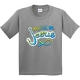 thumbnail image 3 of Inktastic Hooked on Jesus Christian Youth T-Shirt, 3 of 5