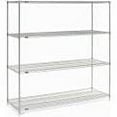 thumbnail image 4 of Global Industrial 18547Z 54 x 18 x 74 in. Nexel Poly-Z-Brite Wire Shelving, Clear, 4 of 4