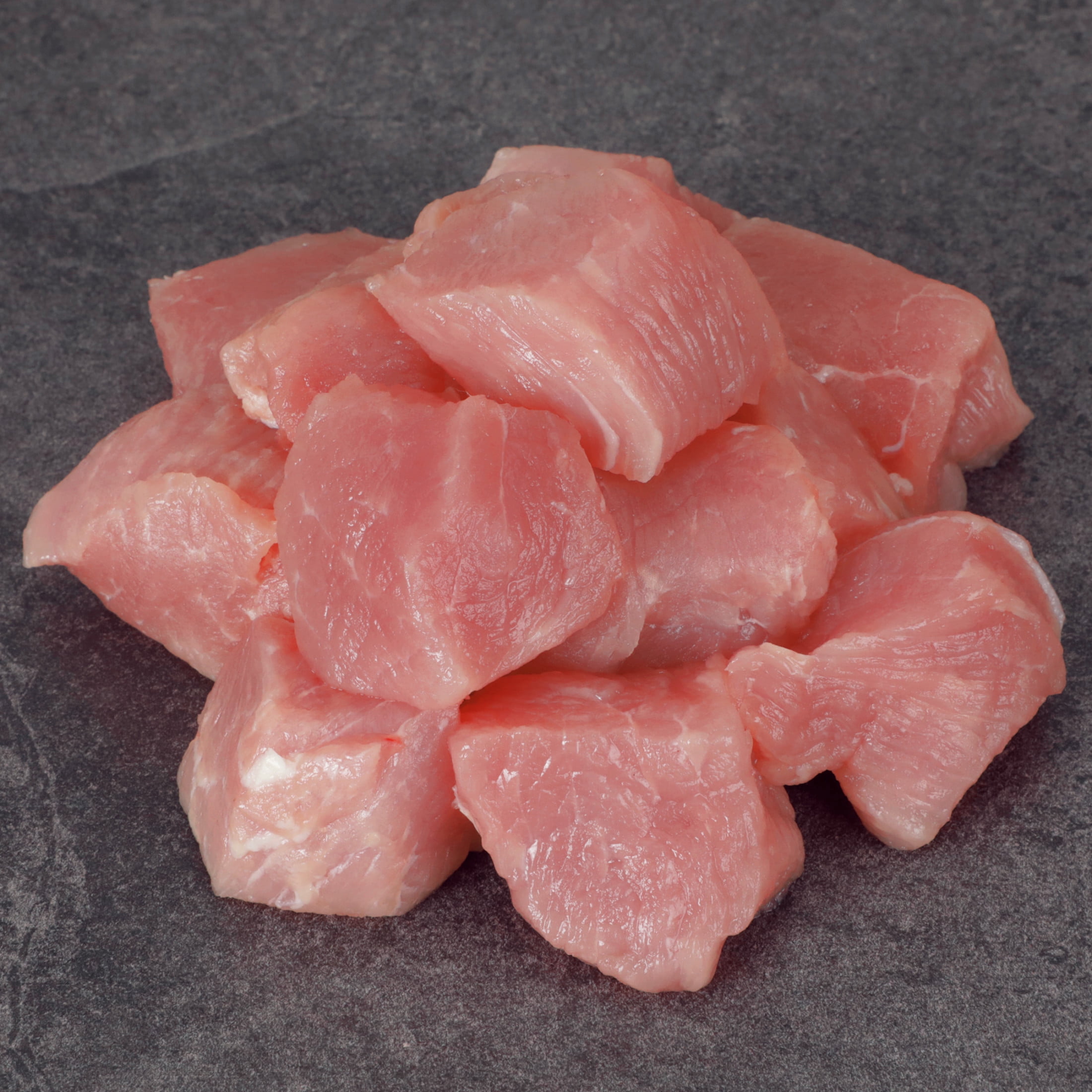 (2 pack) Pork Stew Meat Boneless, 0.9 - 2.0 lb Tray