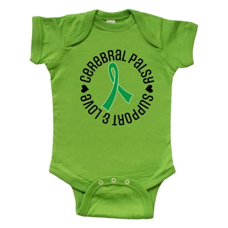 

Inktastic Cerebral Palsy Awareness Ribbon Support Love Gift Baby Boy or Baby Girl Bodysuit