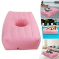 thumbnail image 5 of ToppiJoy BBL Bed 72*40*17in Inflatable Mattress with Hole, BBL Bed After Surgery for Sleeping, Ergonomics PVC Pregnancy Bed, Inflatable Mattress Air Mattress for Camping Traveling Hiking (Pink), 5 of 13