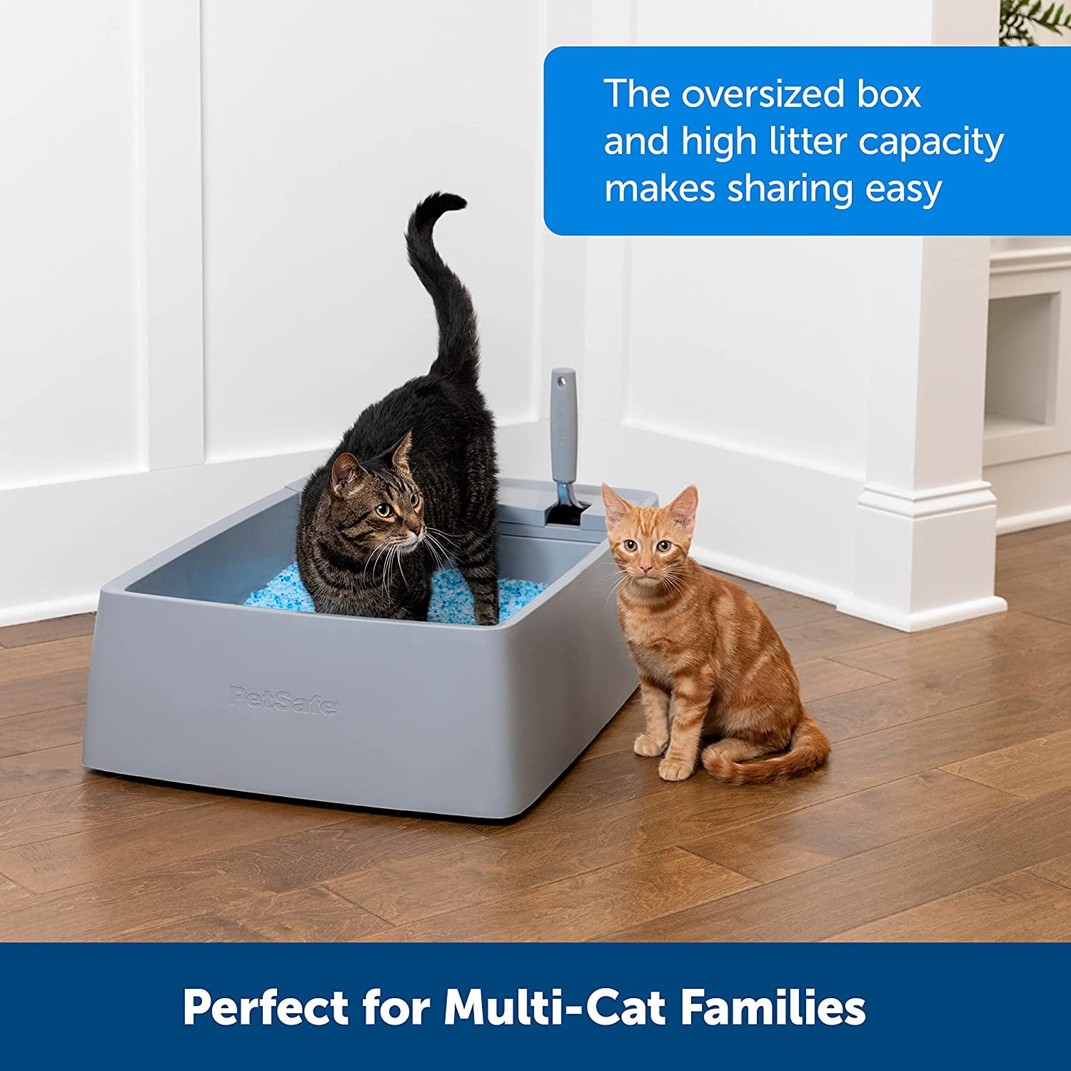 PetSafe MultiCat Litter Box Extra Large Jumbo Litter Box for