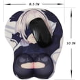 thumbnail image 5 of Betomsps Computer Mouse Mat Gaming Mouse Pad Anime Ergonomic Cute Mouse Pad With Gel Wrist Support, Non Slip Mouse Pad (Black), 5 of 5