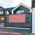 thumbnail image 4 of Lsque Red Plaid Daisy Pattern Party Banner, Festive Banner , Holiday Celebrations and Events for Carnival Birthday Party Festival Decorations-Small, 4 of 8