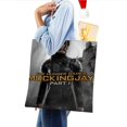 thumbnail image 4 of The Hunger Games Bolso de tela con estampado de lienzo para mujer, bolsa de compras reutilizable y estética, con cremallera interior, regalo para mujer,40*45cm., 4 of 6
