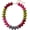Berry Sage Mix, variant on BOOTOOL Chunky Beaded Statement Necklace for Women, Vivid Red Rondelle Bead, Bohemian Style, Adjustable Length, Summer Beach Accessory