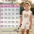 thumbnail image 7 of chaqlin Corgi Girl's 2-Piece Matching Set Sleeveless Tank Top and Biker Shorts Outfits Comfortable Lightweight Workout Clothes for Kids, 7 of 7