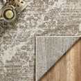 thumbnail image 2 of Luxe Weavers Victoria 4620 Distressed Floral Area Rug Carpet, Beige / Size 8x10, 2 of 6