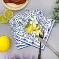 thumbnail image 6 of 20Pack Tiles Lemons Paper Napkins,Luncheon Dinner Party Napkins Napkin,Blue Yellow Fruit Theme Disposable ,for Wedding Bridal Shower Summer Party Decorations, 6 of 7