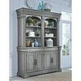 thumbnail image 3 of Madison Ridge Wood Server and Hutch in Gray Finish by Pulaski Furniture, 3 of 11