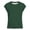 Green, variant on Girls Short Sleeve T-Shirts Kids Summer Crewneck Curve Hem Tunic Tops Soft Tees 5-14 Years