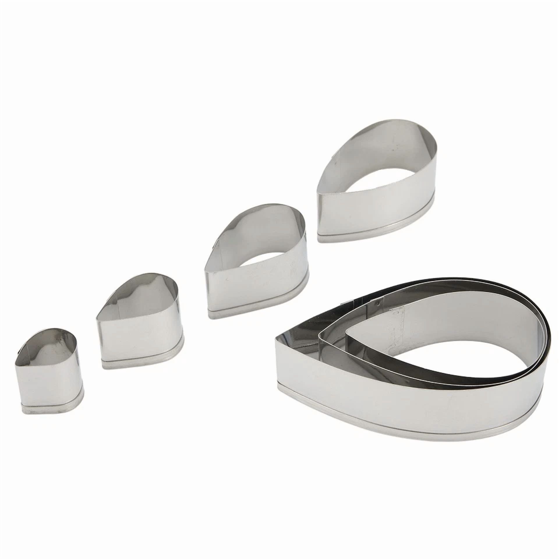 BUTTERFLY- Rose Petal Cutter Cake Molds Cookie Cutter Flower Decorating Stainless Steel
