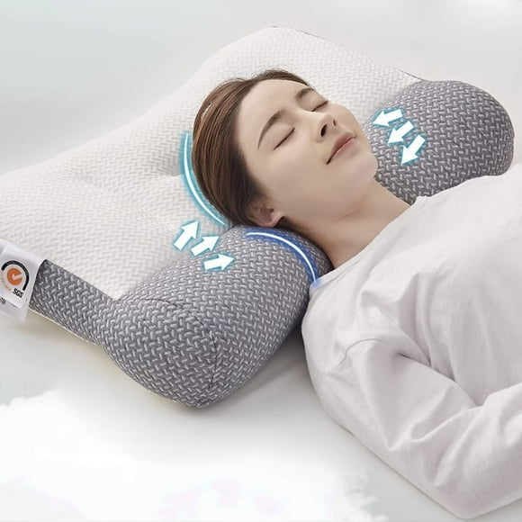 Boovnll Pillows, Soft Comfort Support Reverse Traction Pillow Pillow for Cervical Protection and Sleep Aid Pillow Core Pair of Household Dormitory Pillows, Neck Pillow, Memory Foam Pillows, Pillow