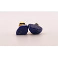 thumbnail image 2 of Natural Lapis Lazuli Gold Stud Earrings, 2 of 9