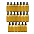 thumbnail image 2 of 60 botellas mini cuentagotas con cuentagotas de vidrio para líquidos de aceites esenciales 5ML 1ML 3ML jinwen Botellas cuentagotas pequeñas, 2 of 8