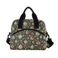 thumbnail image 2 of DIXRUYEE Lunch Bag Double Deck Lunch Tote Bag Fashion Vintage Holiday Ornaments Printed, 2 of 6