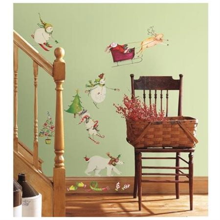 RoomMates Winter Holiday Peel and Stick Wall Decals