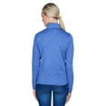 thumbnail image 3 of UltraClub 8618W Ladies' Cool & Dry Heathered Performance Quarter-Zip, 3 of 3
