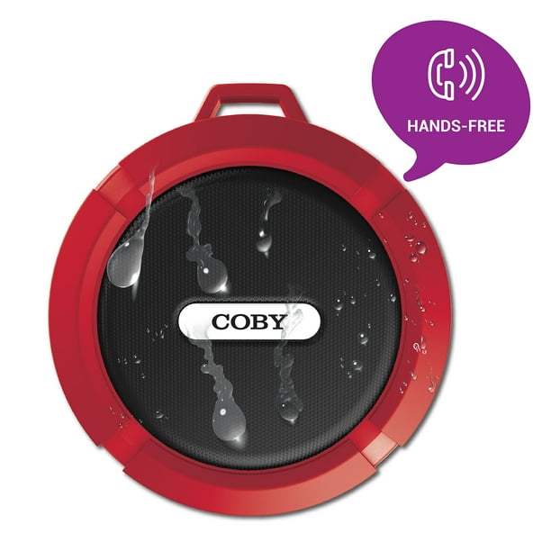 Coby Rugged Gear Bluetooth Speaker Shower Speaker Waterproof