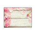 thumbnail image 3 of RYLABLUE Romantic Floral Valentines Day Roses on Wooden Throw Blanket Bed Sofa Blanket 58x80 inches, 3 of 3